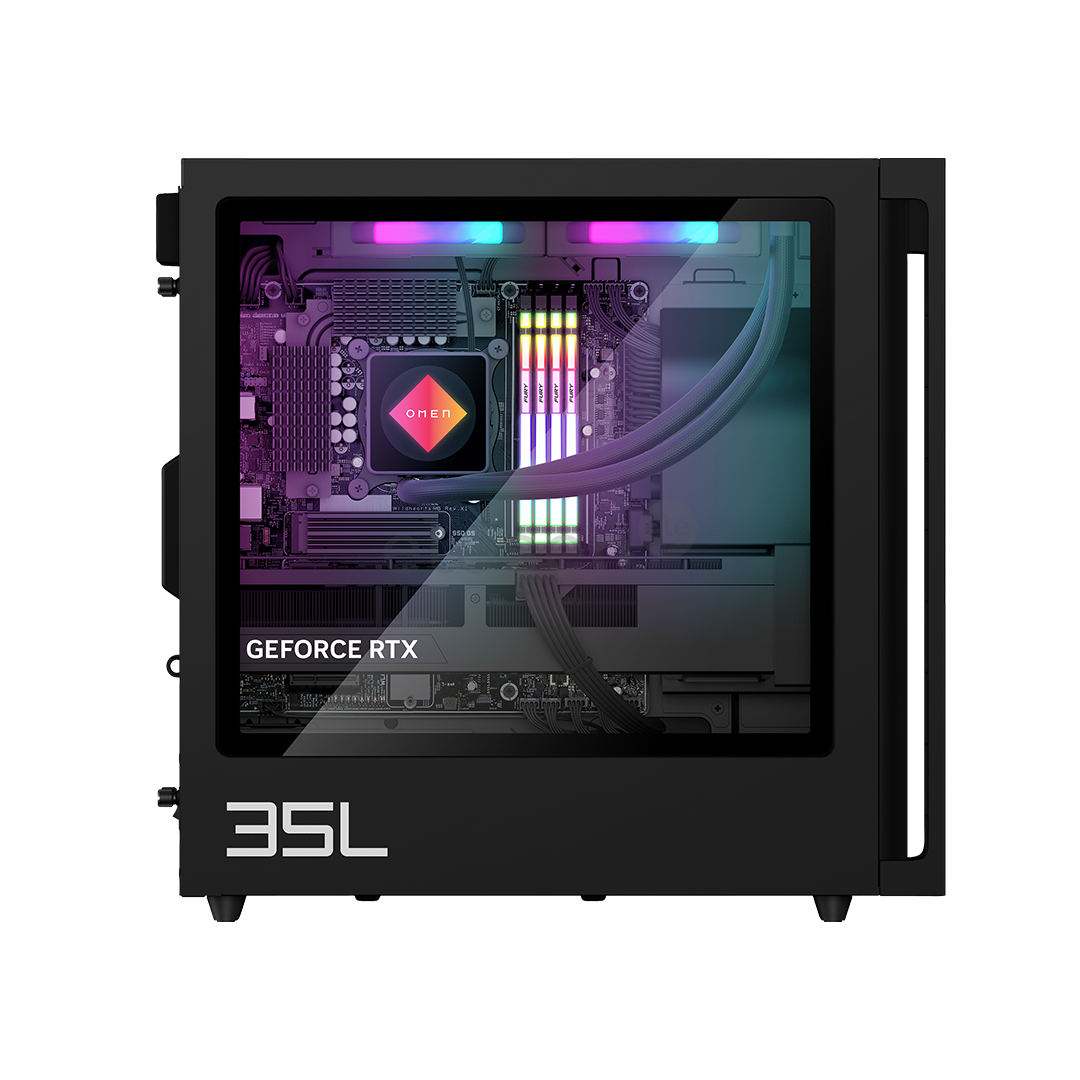 HP Omen 35L, Ryzen 7, 32 ГБ, 1 ТБ, RTX 5070 Ti, черный - Настольный компьютер