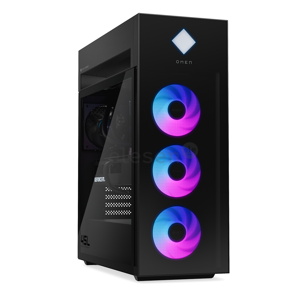 HP Omen 45L, Ultra 7, 32 GB, 1 TB, RTX 5070 Ti, juodas - Stacionarus kompiuteris