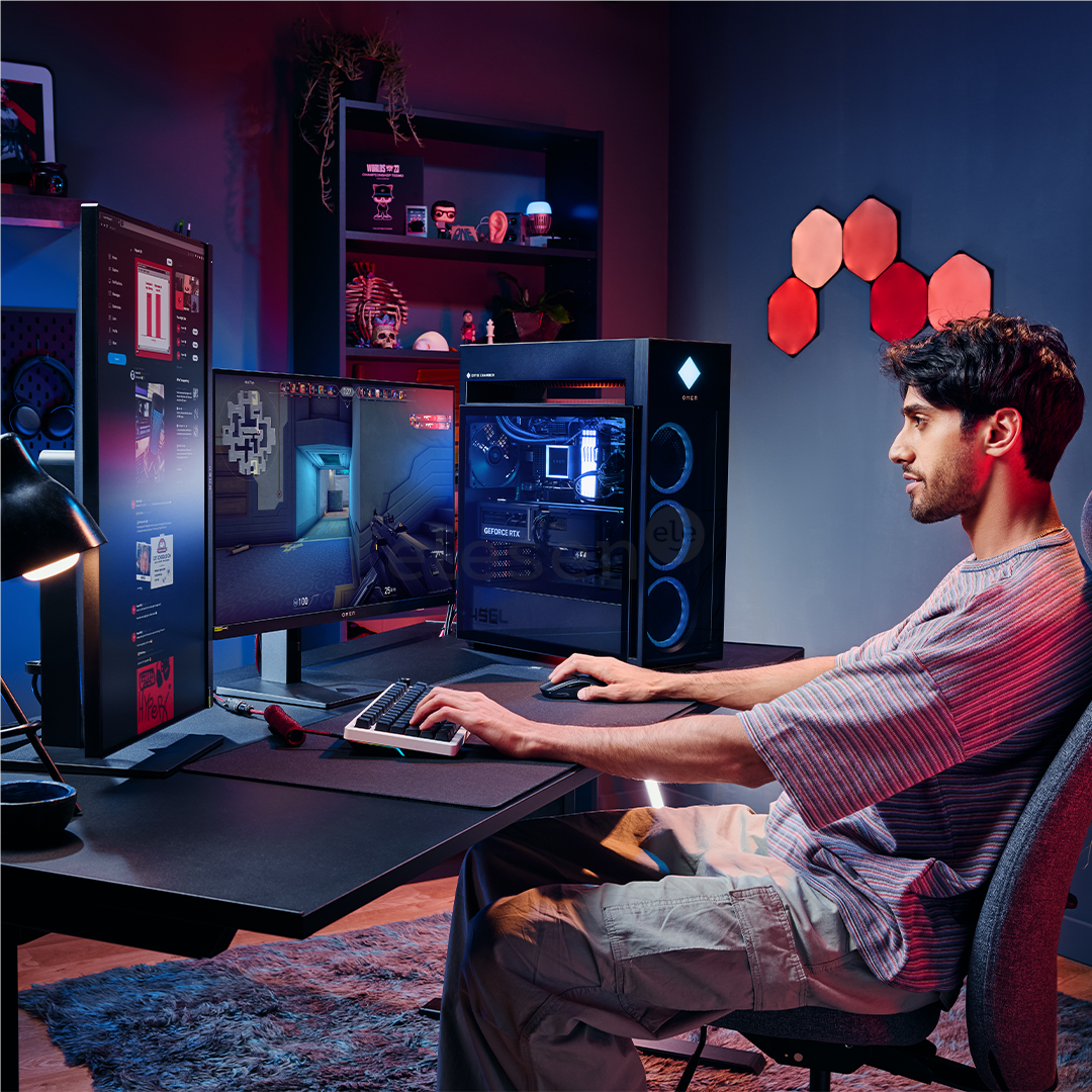 HP Omen 45L, Ultra 7, 32 GB, 1 TB, RTX 5070 Ti, juodas - Stacionarus kompiuteris