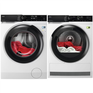 AEG, 9 kg + 8 kg - Washing machine + clothes dryer LFR73964VE+TR8384CE