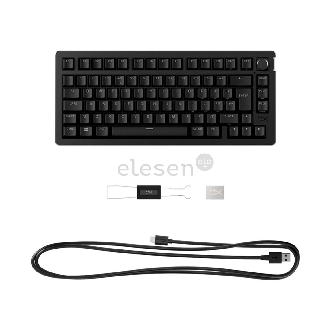 HyperX Alloy Rise 75, SWE, black - Wireless keyboard