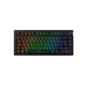 HyperX Alloy Rise 75, US, juoda - Belaidė klaviatūra 91Y91AA#ABA