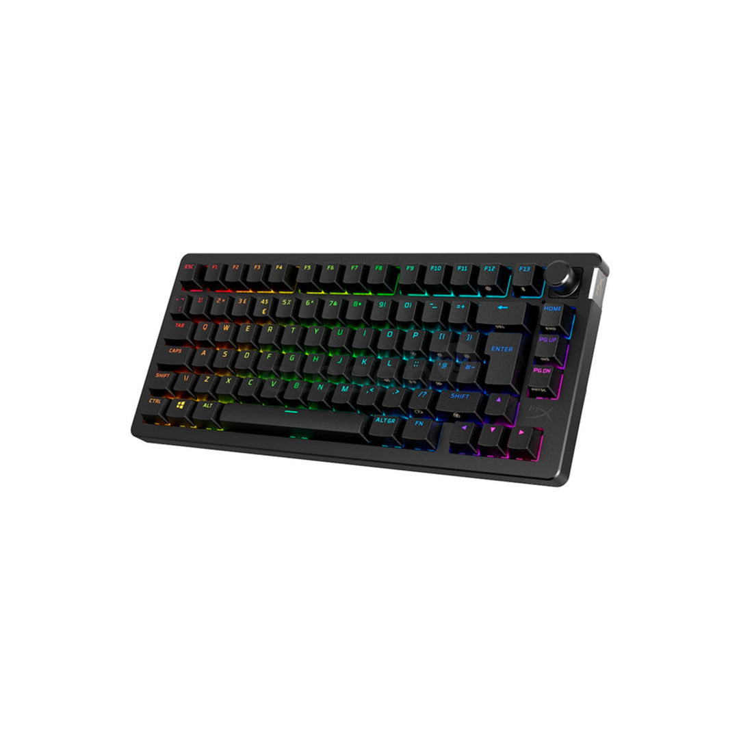 HyperX Alloy Rise 75, US, juoda - Belaidė klaviatūra