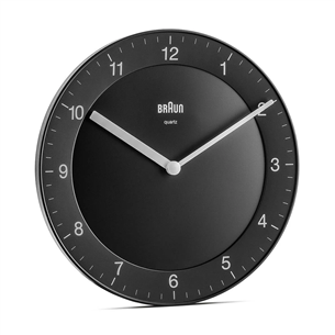 Braun BC06, juodas - Sieninis laikrodis