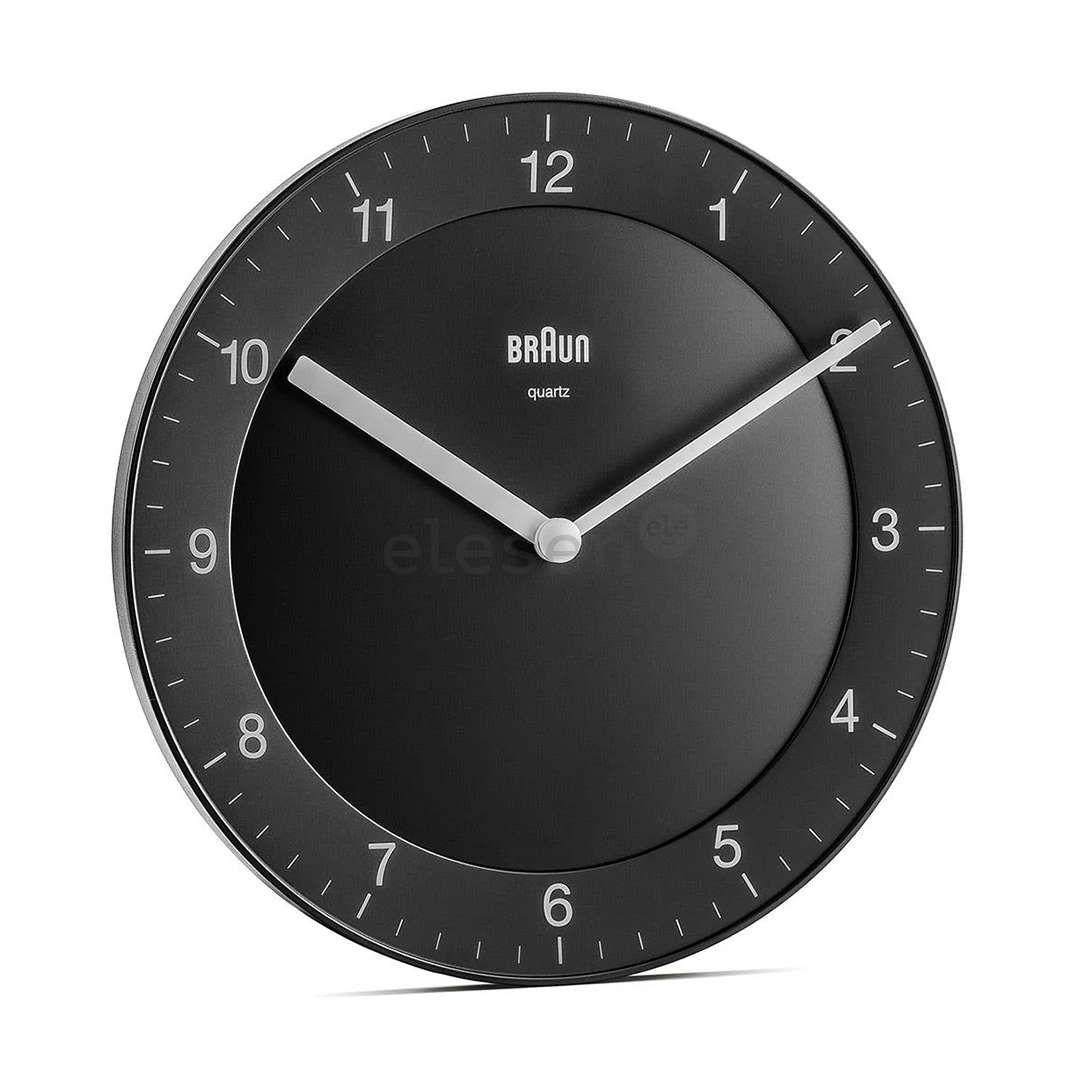 Braun BC06, juodas - Sieninis laikrodis