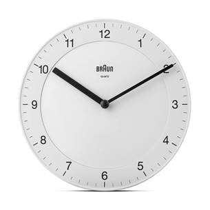 Braun BC06, baltas - Sieninis laikrodis BC06W