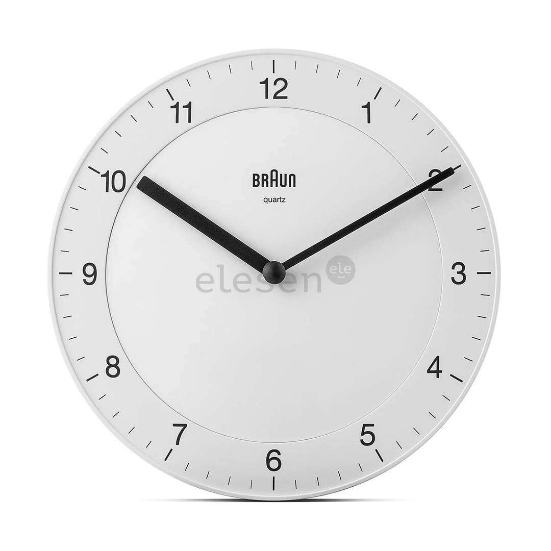 Braun BC06, baltas - Sieninis laikrodis