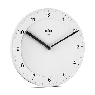 Braun BC06, baltas - Sieninis laikrodis