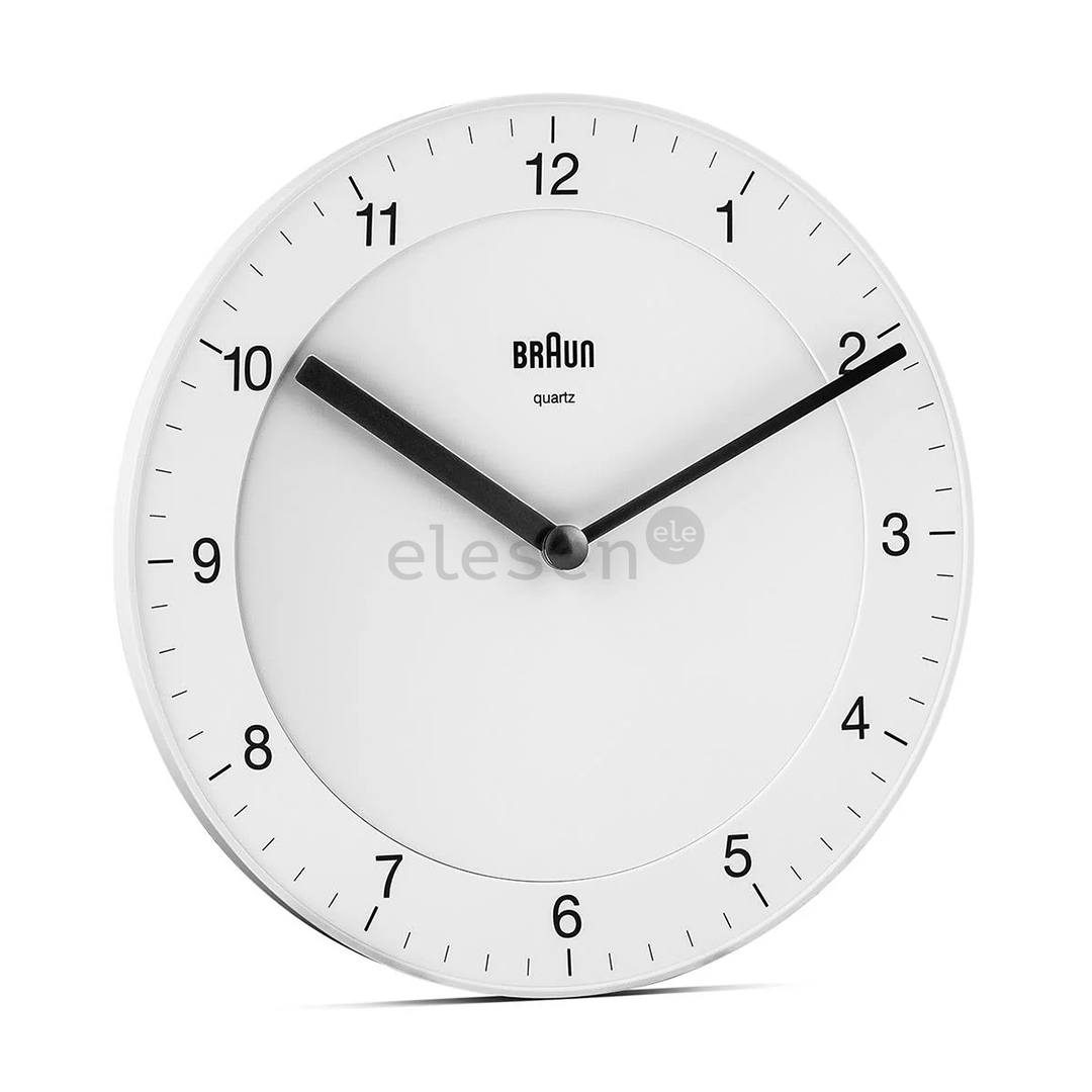Braun BC06, baltas - Sieninis laikrodis