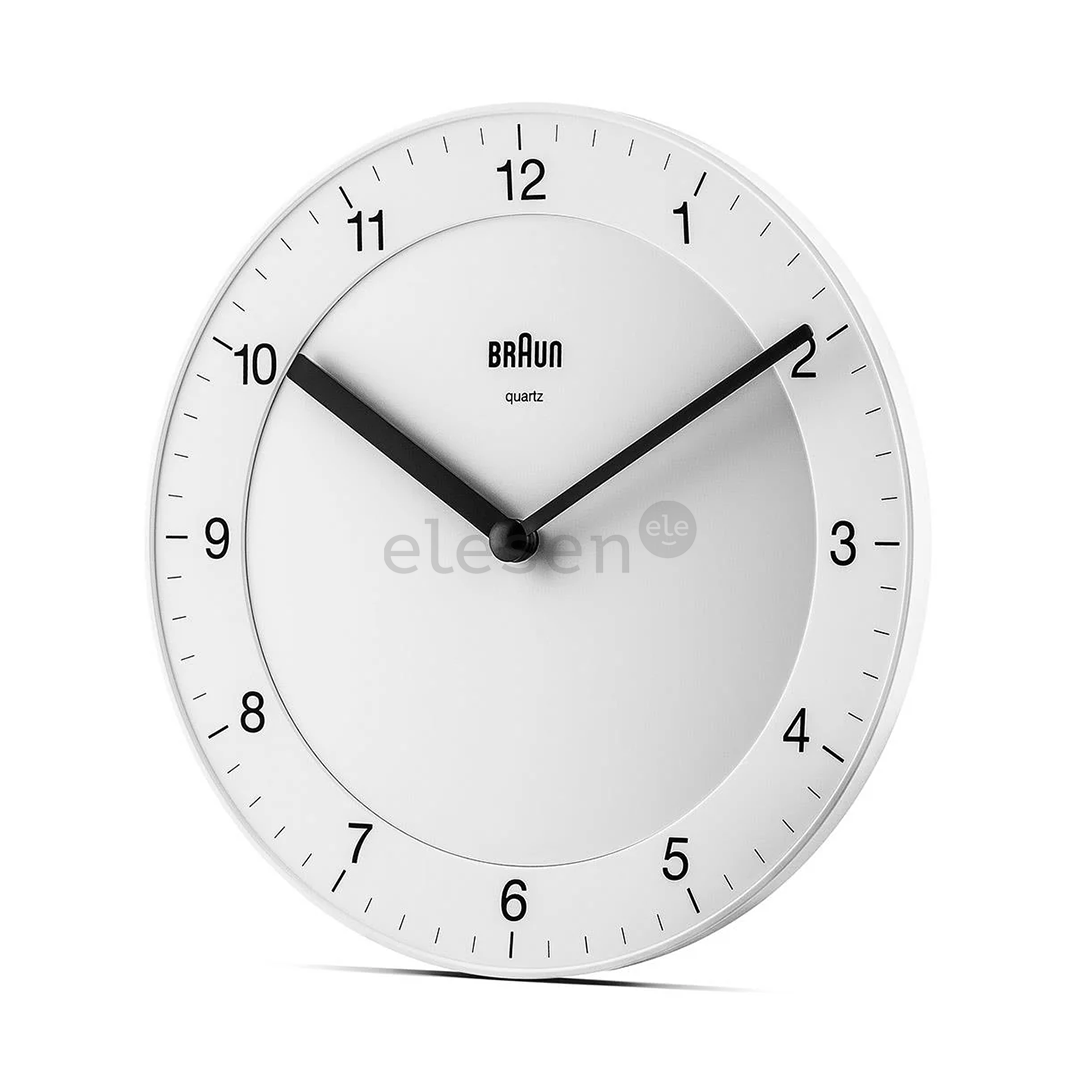 Braun BC06, baltas - Sieninis laikrodis