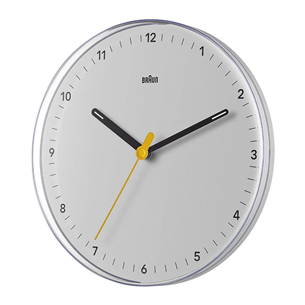 Braun BC26, baltas - Sieninis laikrodis