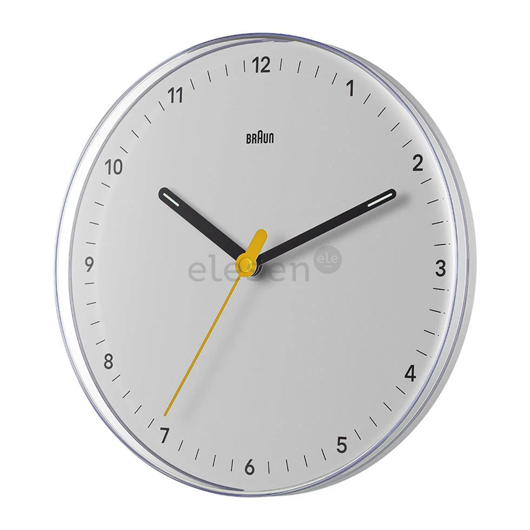 Braun BC26, baltas - Sieninis laikrodis