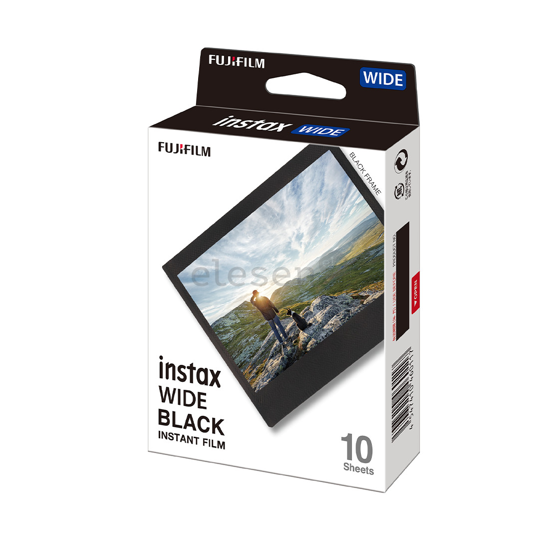 Fujifilm Instax Wide Black, 10 vnt. - Fotoplokštelės