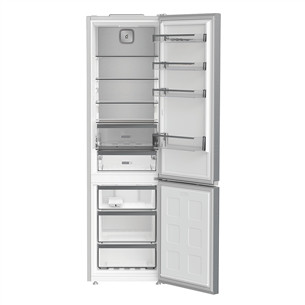 Whirlpool, NoFrost, 355 L, aukštis 204 cm, nerūdijančio plieno spalvos - Šaldytuvas