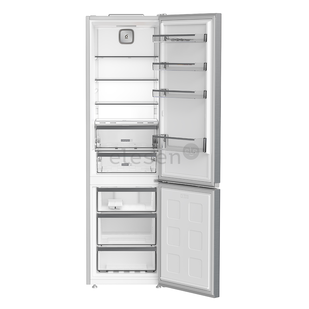 Whirlpool, NoFrost, 316 L, aukštis 187 cm, nerūdijančio plieno spalvos - Šaldytuvas