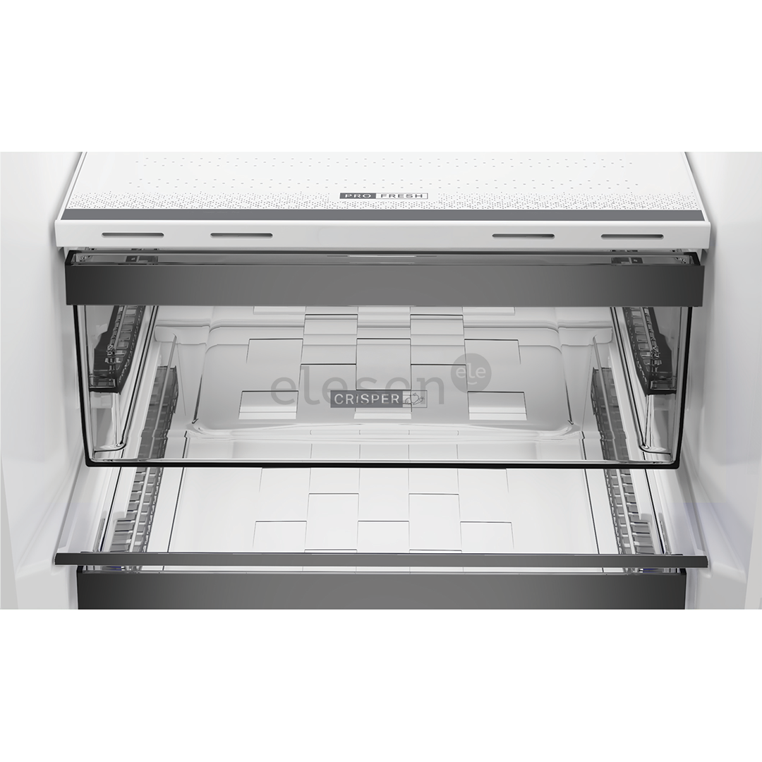 Whirlpool, NoFrost, 316 L, aukštis 187 cm, nerūdijančio plieno spalvos - Šaldytuvas
