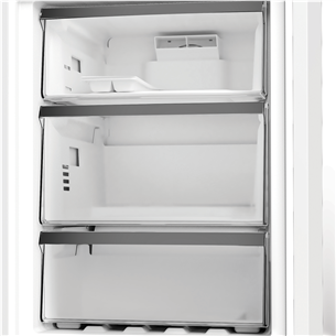 Whirlpool, NoFrost, 316 L, aukštis 187 cm, nerūdijančio plieno spalvos - Šaldytuvas