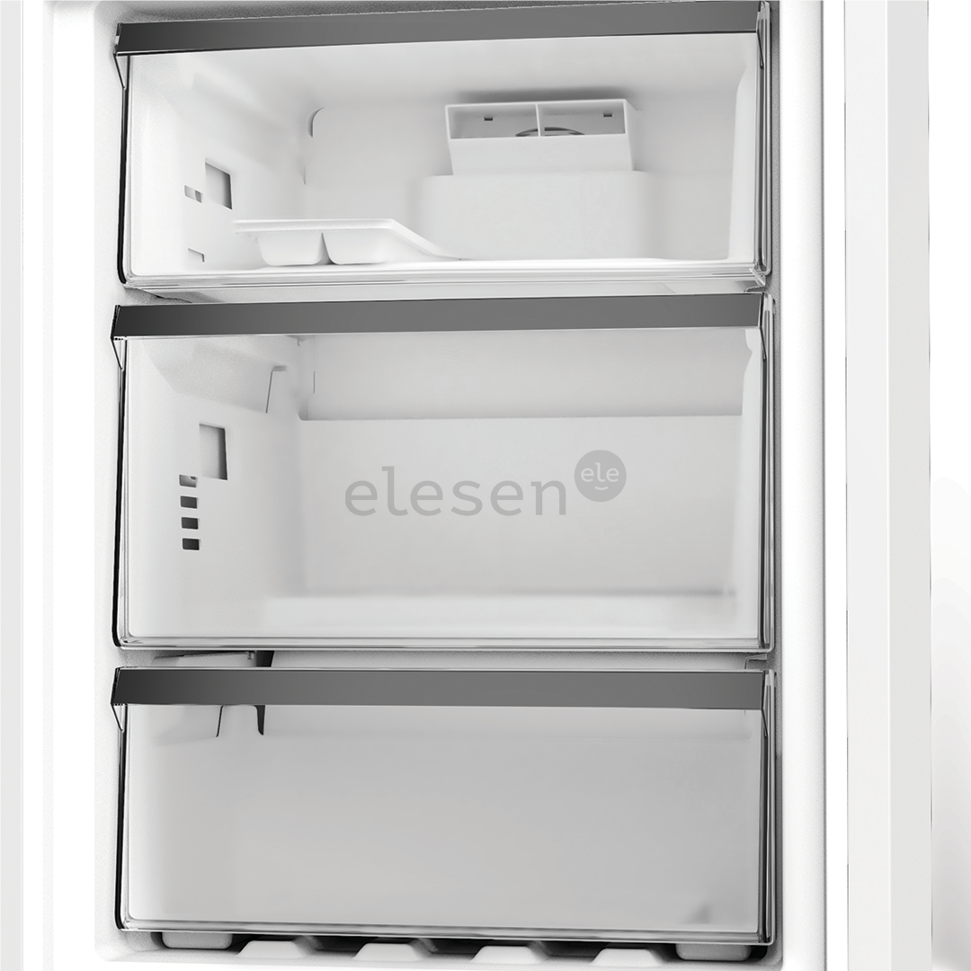 Whirlpool, NoFrost, 316 L, aukštis 187 cm, nerūdijančio plieno spalvos - Šaldytuvas