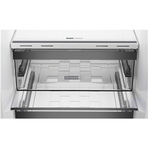 Whirlpool, NoFrost, 316 L, aukštis 187 cm, juodas - Šaldytuvas