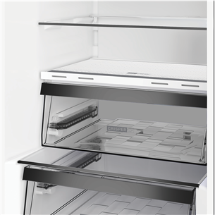 Whirlpool, NoFrost, 316 L, aukštis 187 cm, juodas - Šaldytuvas