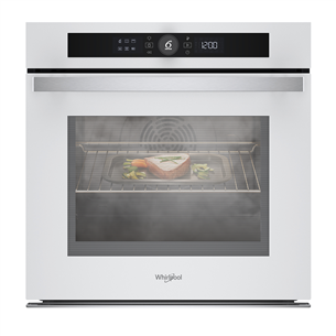 Whirlpool, 73 L, katalitinio valymo, balta - Įmontuojama orkaitė