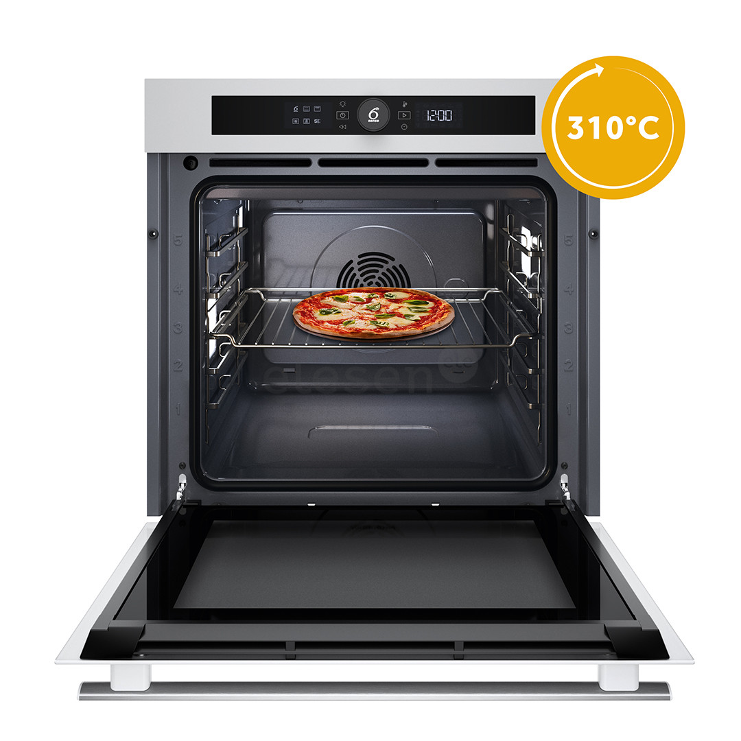 Whirlpool, 73 L, katalitinio valymo, balta - Įmontuojama orkaitė