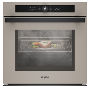 Whirlpool, 73 L, katalitinio valymo, smėlio spalvos - Įmontuojama orkaitė