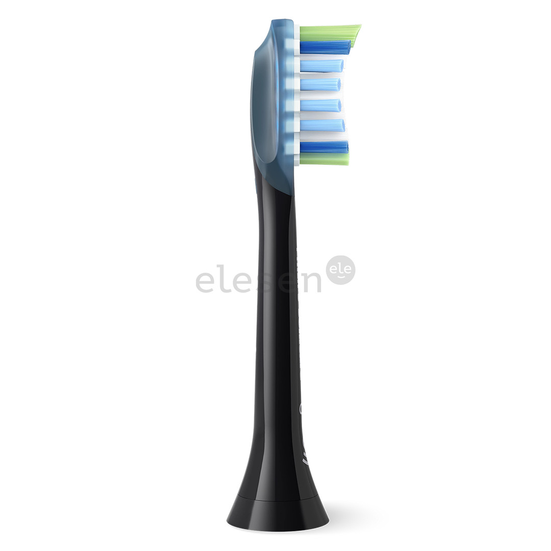 Philips Sonicare Premium Plaque Defence, 2 vnt., juodi - Dantų šepetėlių antgaliai