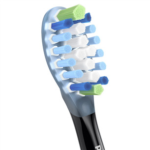 Philips Sonicare Premium Plaque Defence, 2 vnt., juodi - Dantų šepetėlių antgaliai