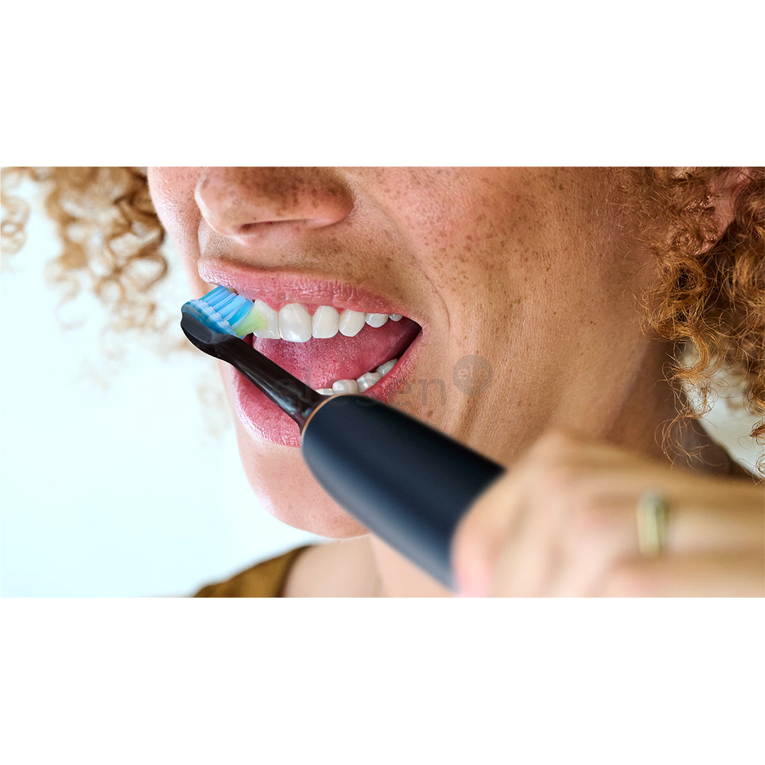 Philips Sonicare Premium Plaque Defence, 2 vnt., juodi - Dantų šepetėlių antgaliai