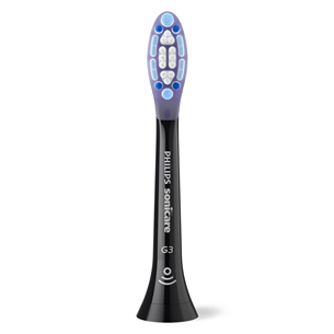 Philips Sonicare Premium Gum Care, 2 vnt., juodi - Dantų šepetėlių antgaliai
