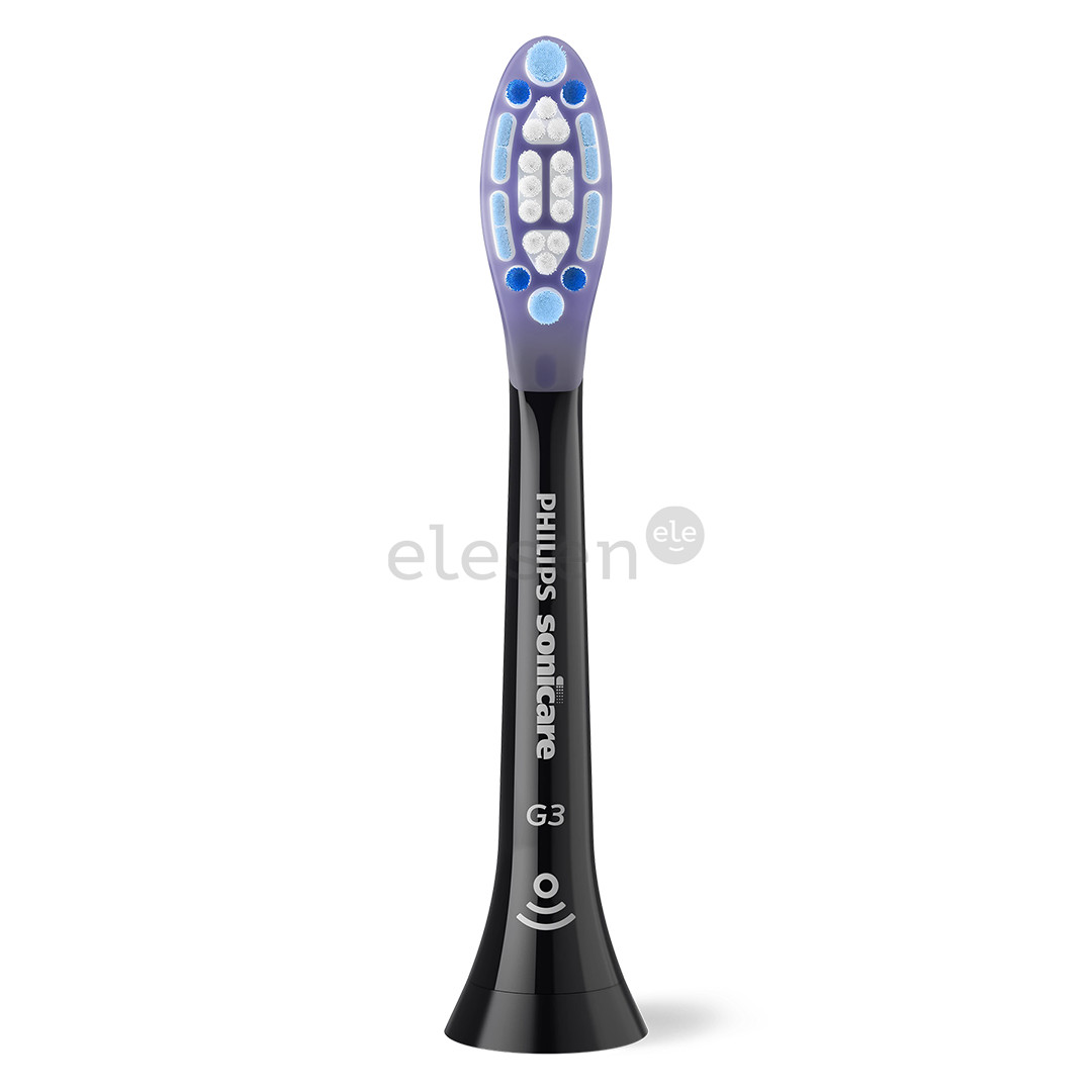 Philips Sonicare Premium Gum Care, 2 vnt., juodi - Dantų šepetėlių antgaliai