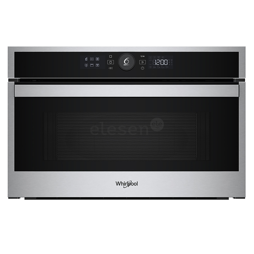 Whirlpool, 31 L, 1000 W, stainless steel - Built-in microwave oven with grill