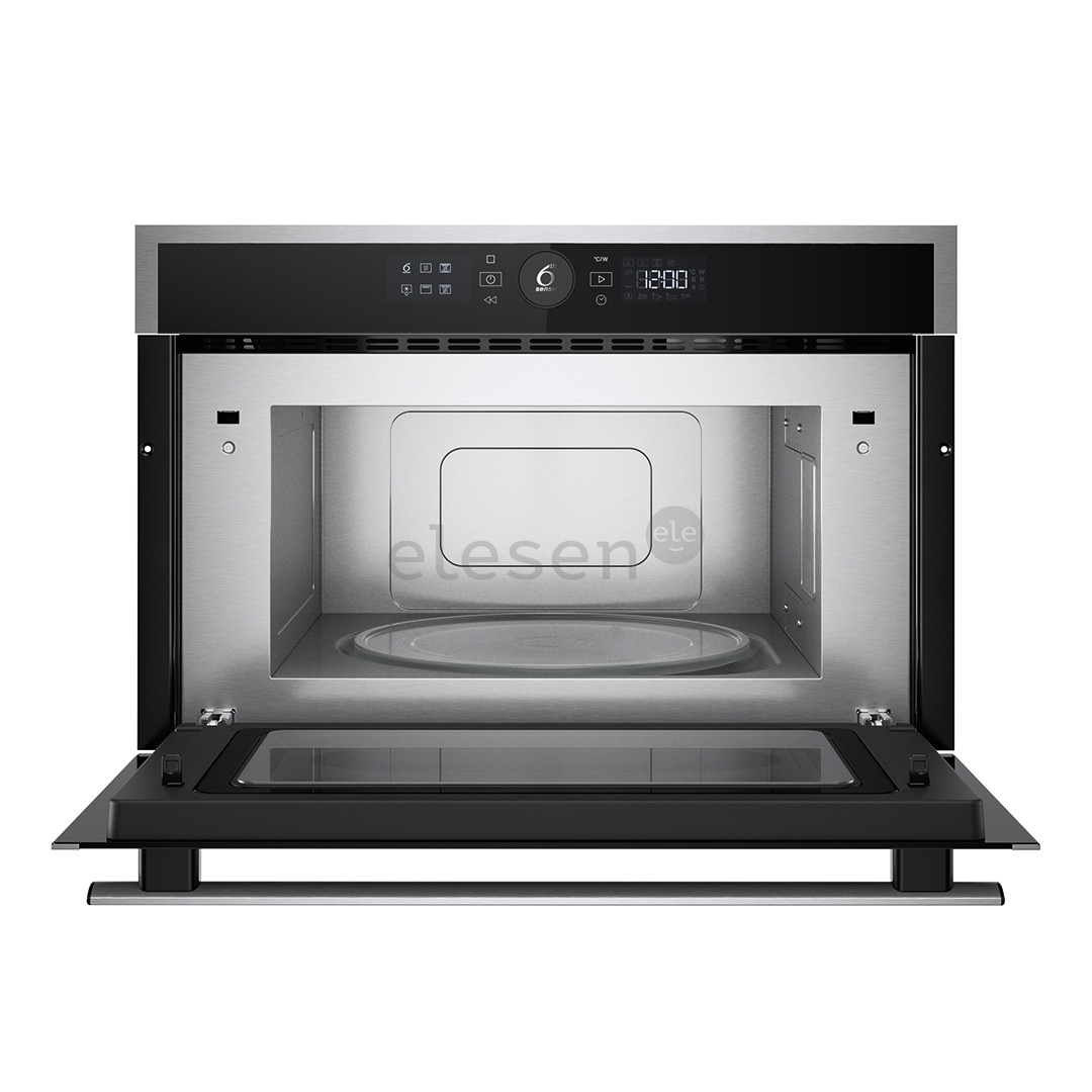 Whirlpool, 31 L, 1000 W, stainless steel - Built-in microwave oven with grill