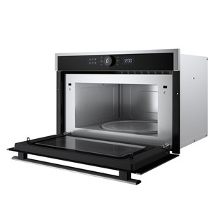 Whirlpool, 31 L, 1000 W, stainless steel - Built-in microwave oven with grill