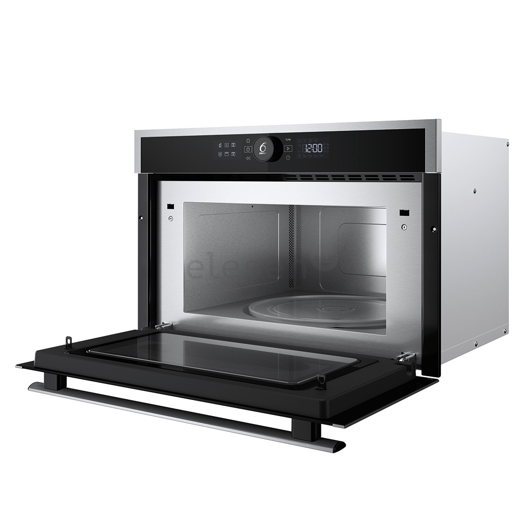 Whirlpool, 31 L, 1000 W, stainless steel - Built-in microwave oven with grill