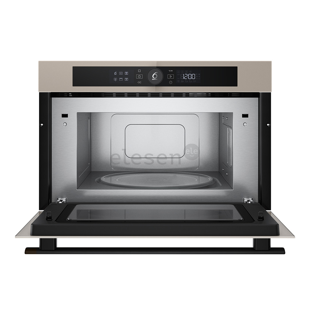 Whirlpool, 31 L, 1000 W, smėlio spalvos - Įmontuojama mikrobangų krosnelė su griliu