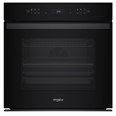 Whirlpool, 73 L, hidrolizė, juoda - Įmontuojama orkaitė