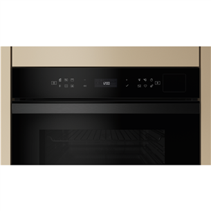 Whirlpool, 73 L, hidrolizė, juoda - Įmontuojama orkaitė