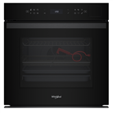 Whirlpool, 73 L, pirolizė, juoda - Įmontuojama orkaitė