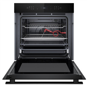 Whirlpool, 73 L, pirolizė, juoda - Įmontuojama orkaitė