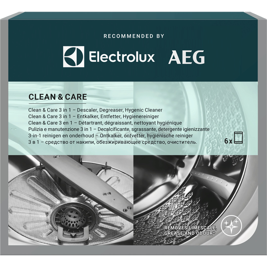 Electrolux Clean & Care, 6 x 50 g - Nukalkinimo priemonė