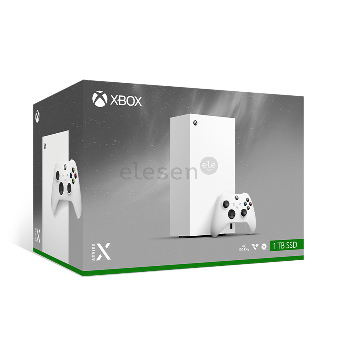 Microsoft Xbox Series X, 1 TB, RRT-00009, balta - Žaidimų konsolė