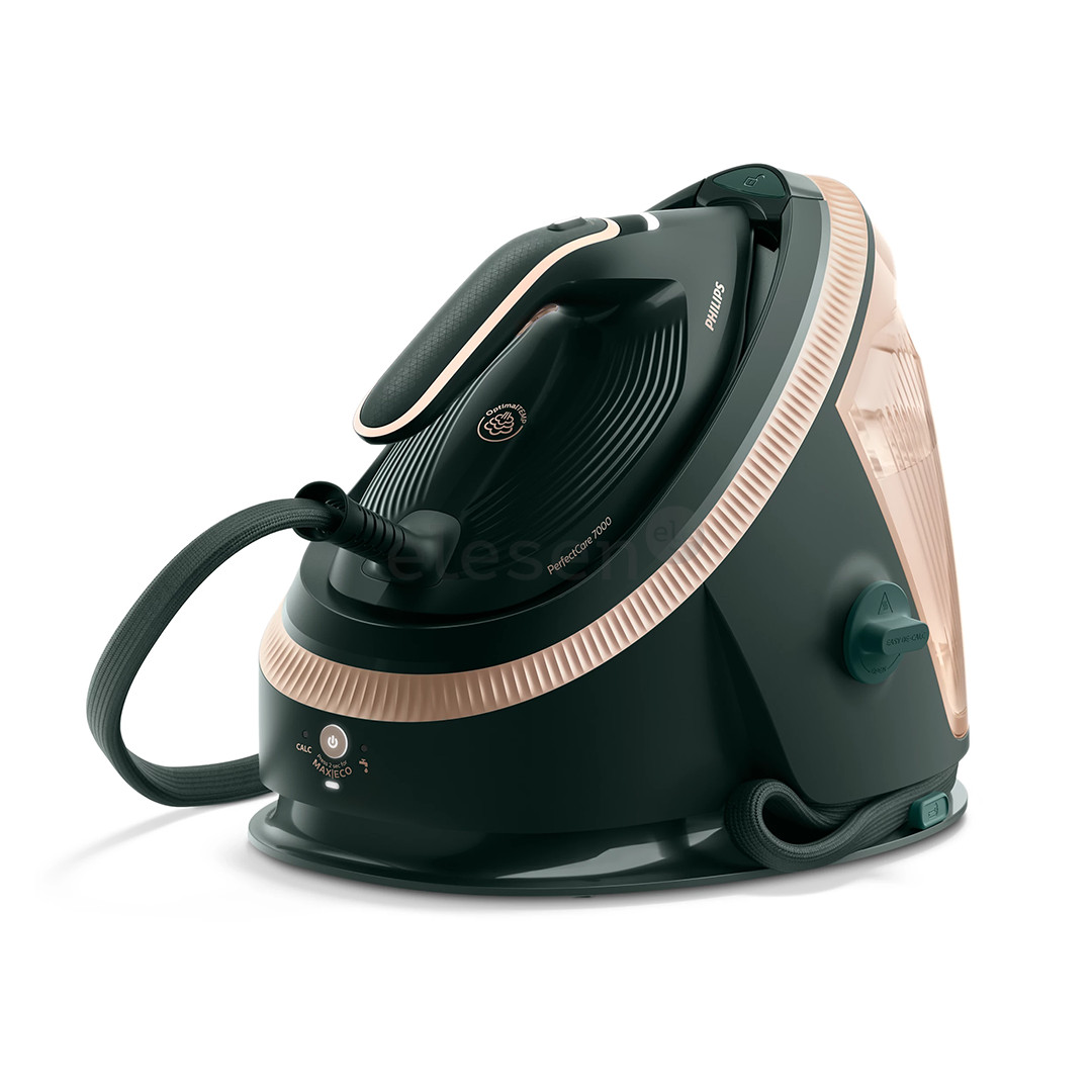 Philips 7000 Series PerfectCare, 3120 W, dark green/gold - Ironing system