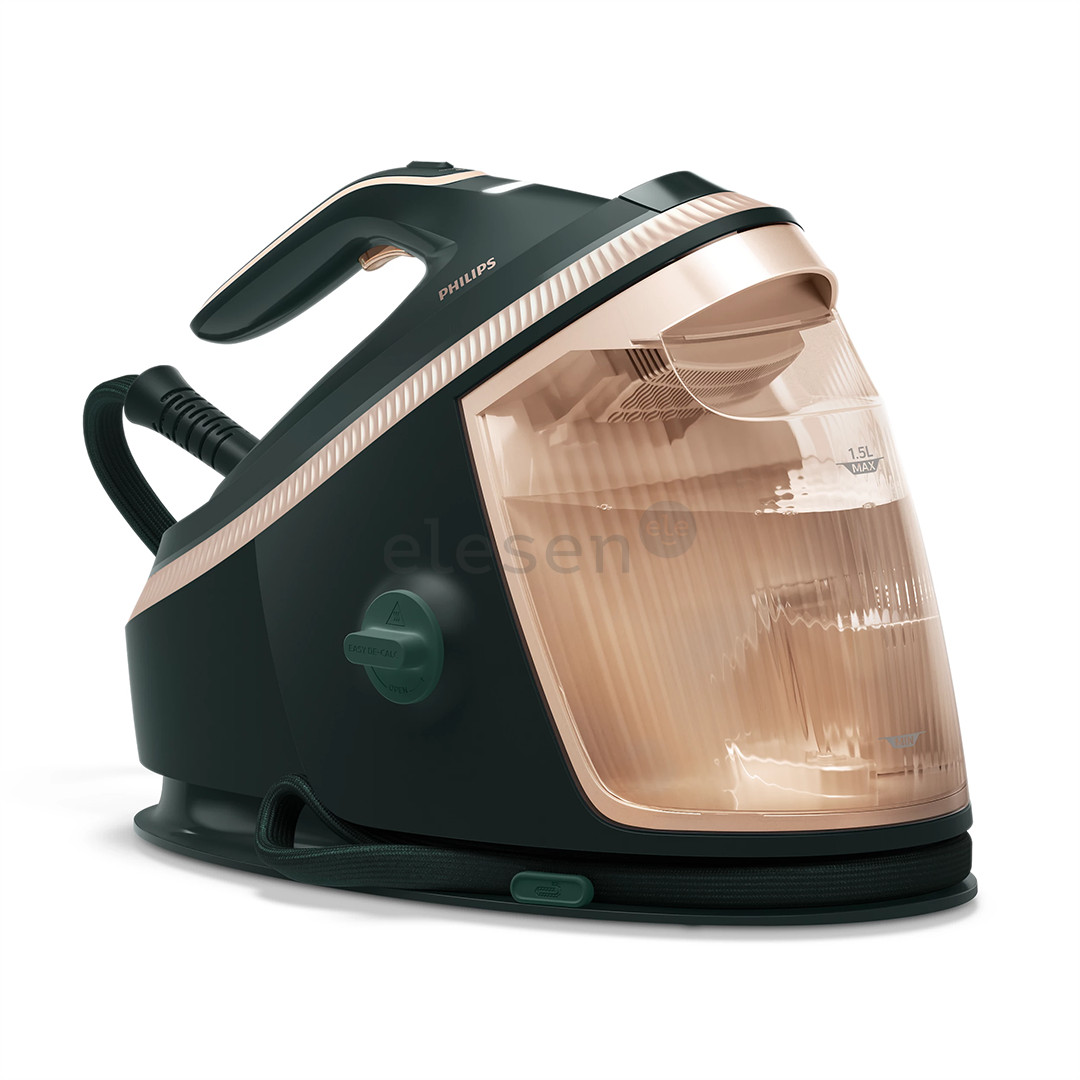 Philips 7000 Series PerfectCare, 3120 W, dark green/gold - Ironing system