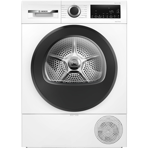 Bosch, Series 6, šilumos siurblys, 9 kg, gylis 61.3 cm - Džiovyklė WQG2420NSN