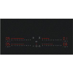 AEG 7000 Series SaphirMatt® Hob2Hood, width 58 cm, frameless, black - Built-in induction hob