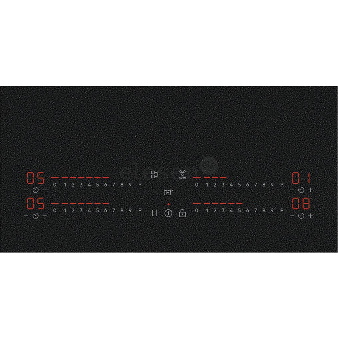 AEG 7000 Series SaphirMatt® Hob2Hood, width 58 cm, frameless, black - Built-in induction hob