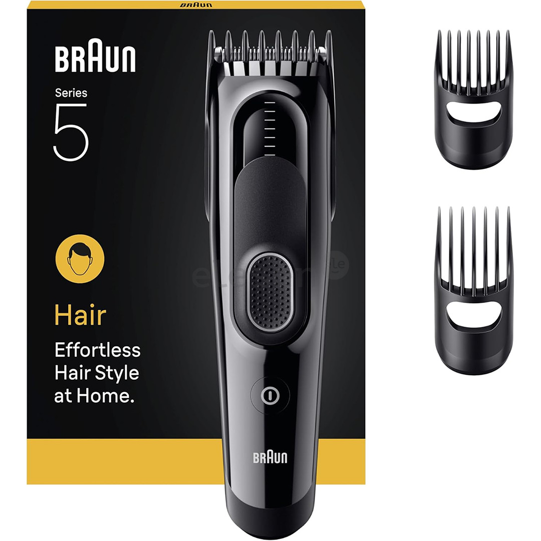 Braun Hair Clipper Series 5, black - Hair clipper