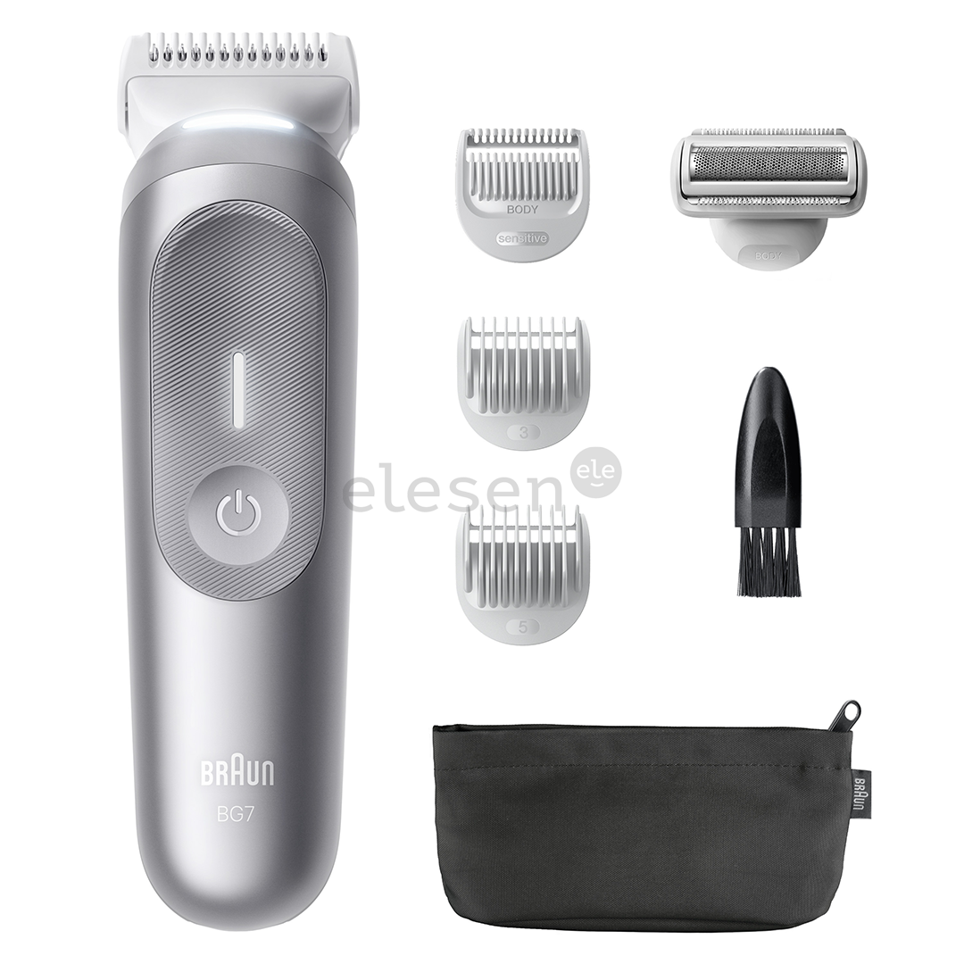 Braun Body Groomer Series 7, pilkas - Kūno skustuvas